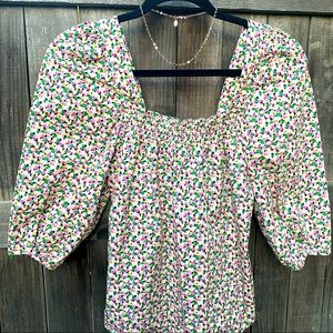 H&M floral blouse